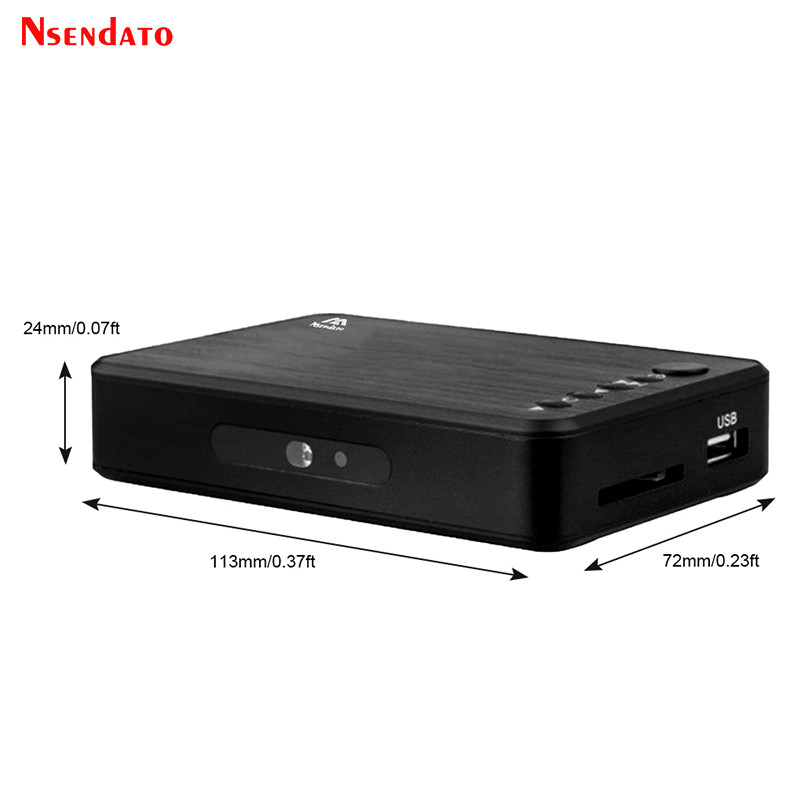 Mini Full HD Media multimedia Player Autoplay 1080P USB External HDD Media Player For SD U Disk HD