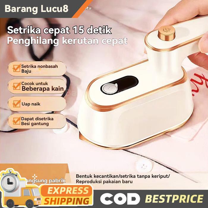 Philips - Setrika Travel Mini Setrika Uap Listrik Setrika Pakaian Setrika Low Watt 2In1 Setrika Uap