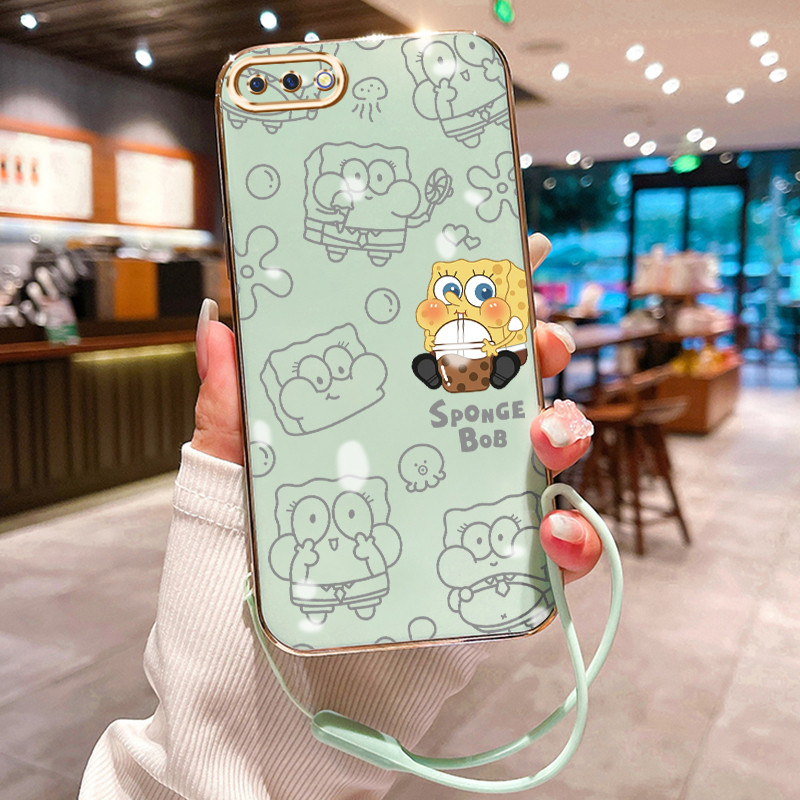 Casing Hp Untuk OPPO A5 2018 A3s A12E Realme C1 Case Casing menggambar anime lucu pola Kasus pelapis