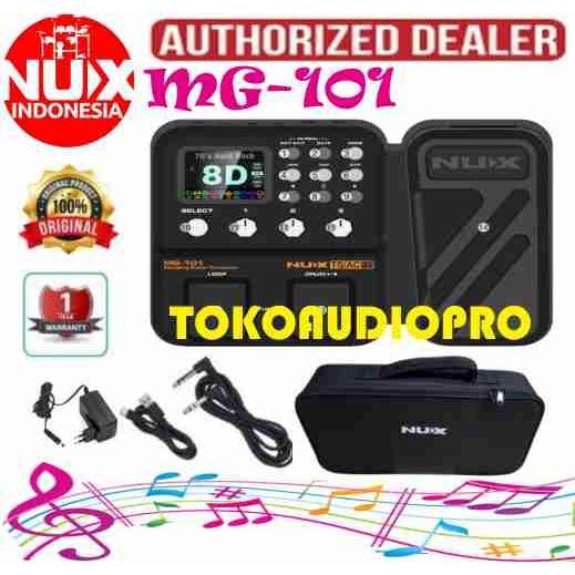 Nux MG-101 Modeling Guitar Processor Efek Gitar Nux Mg101