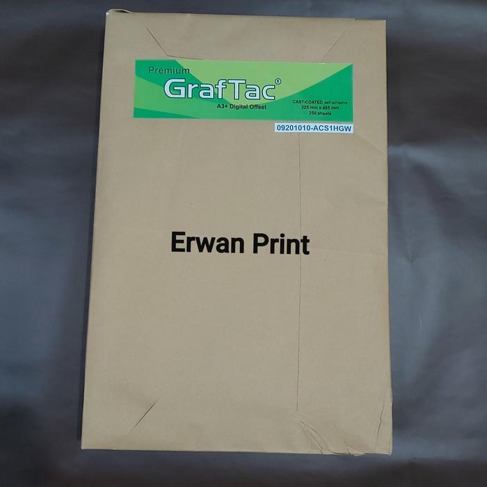 STICKER CHROMO A3+ GRAFTAC CAST COATED (ISI 250)