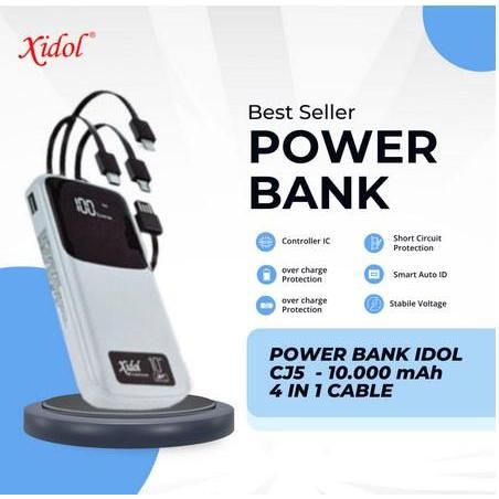 PowerBank XIdol CJ5 10.000 mAh BERGARANSI