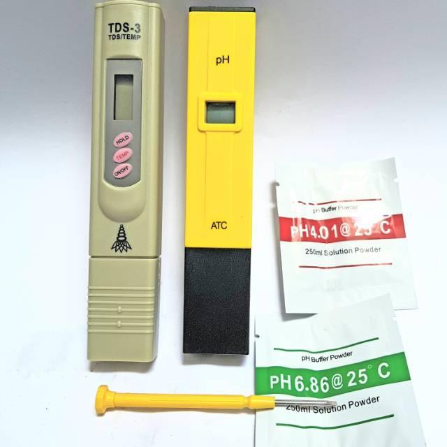 "New" Alat Ukur PH Air Minum Terbaik Digital / Paket Alat Cek PH Air dan TDS