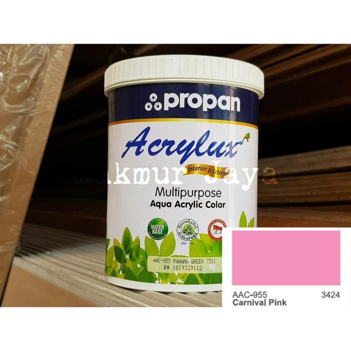 Acrylux Carnival Pink Propan Cat Duco Besi Kayu Water Based