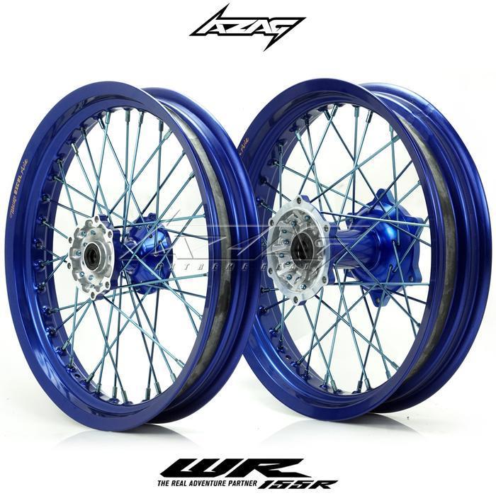 velg set motor yamaha wr 155 ring 17 modif supermoto excel coating