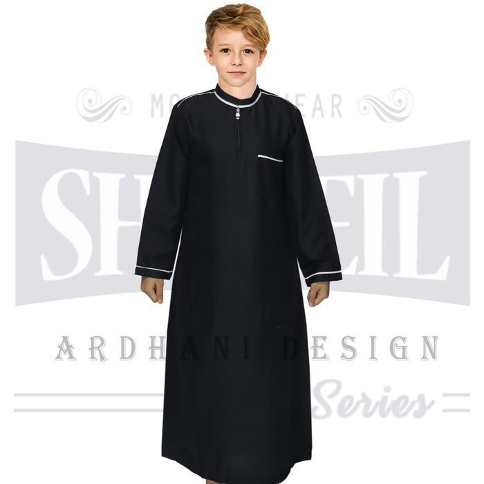 m3 Gamis Anak Laki-laki / Jubah Anak Tanggung Bahan Katun Madina Shakeil By Ardhani Terbaru 2023