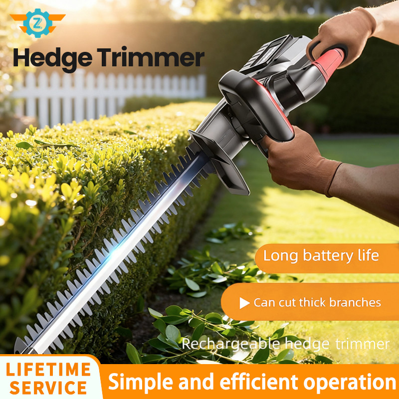 4.0Ah Electric Hedge Trimmer Brushless Dual Edge Electric Hedge Trimmer Rechargeable Trimming