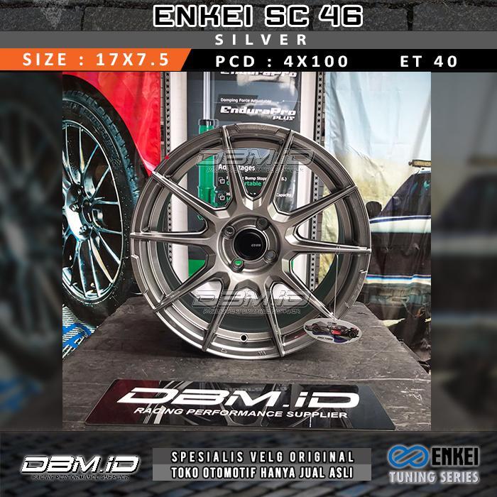 Velg Original Enkei Tuning SC46 R17 17X7.5 4x100 et 40 Silver