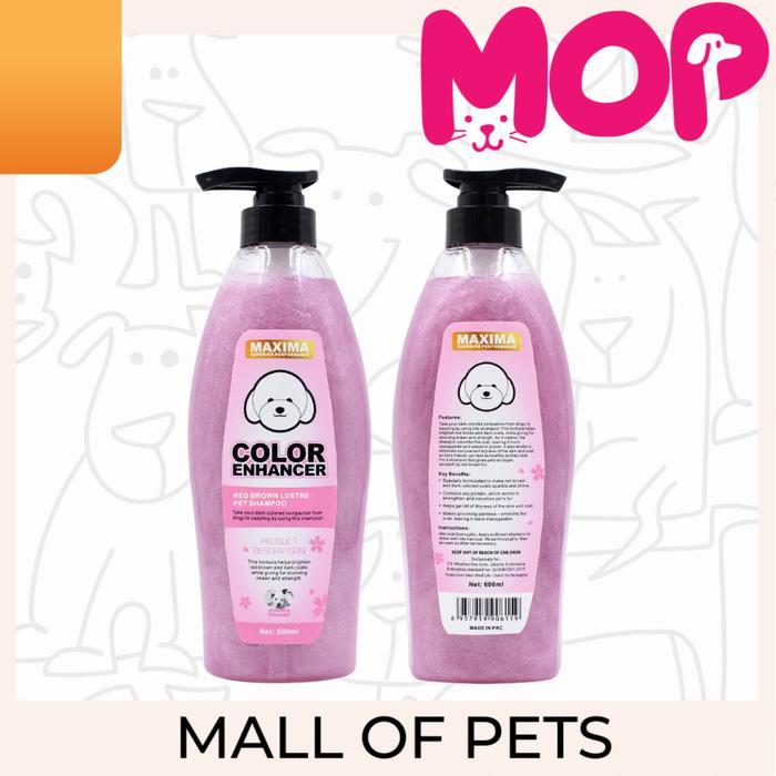 Maxima Shampoo Anjing Poodle Red Brown