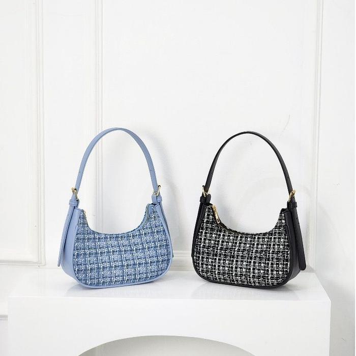 Hody Bag - Delissa Shoulder Bag Wanita Hobo Bag Kanvas Selempang