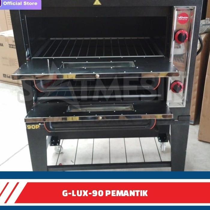 SATMESIN OVEN GAS ZEPPELIN 90 BLACK OVEN PEMANTIK /OTOMATIS