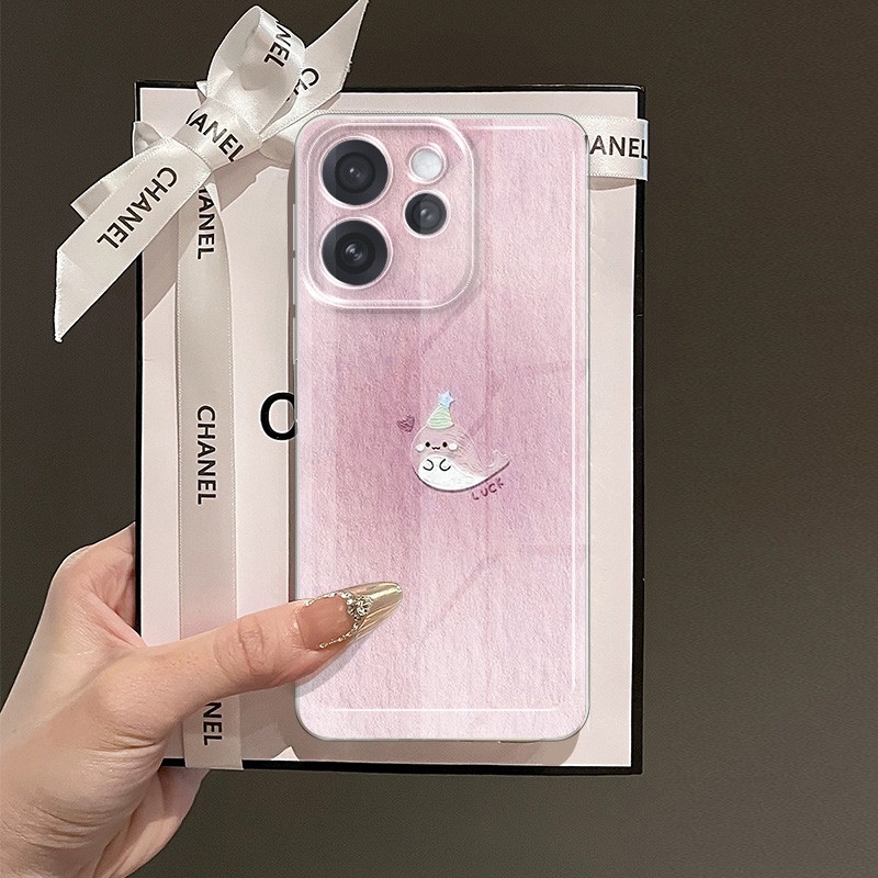 Terbaru Paus Beruntung Case Untuk Oppo Reno 15F Reno 15 Pro Max 15 5G Tk Lucu Case