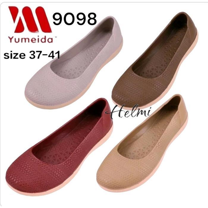 TERLARIS SLIP ON WANITA YUMEIDA 9098 READY STOCK