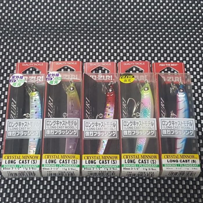 Lure YO-ZURI "CRYSTAL MINNOW (S)" LONG CAST (9cm / 11gram) SINKING