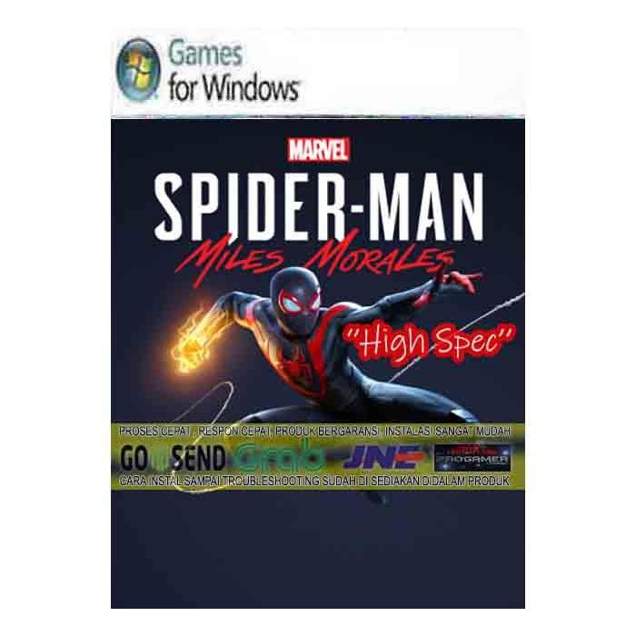 Terlaris Marvels SpiderMan Miles Morales + ALL DLC - PC GAME - GAME PC LAPTOP SALE