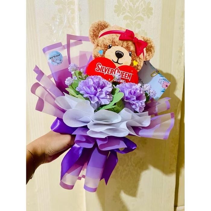 BIGSALE BUKET COKLAT BERUANG SILVERQUEEN GIFT