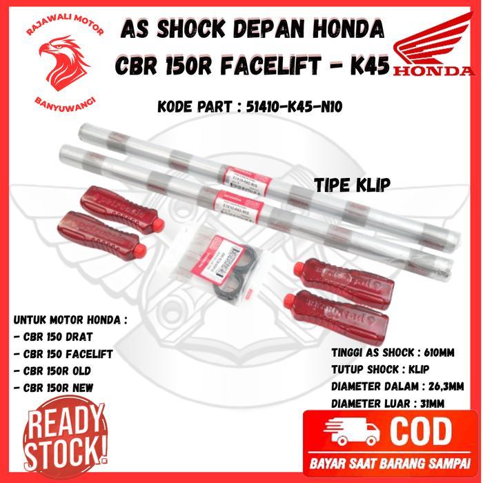 As Shock Depan Cbr 150R K45 Ori - Peket As Sok Cbr 150 Old - Shock Cbr 150 New K45