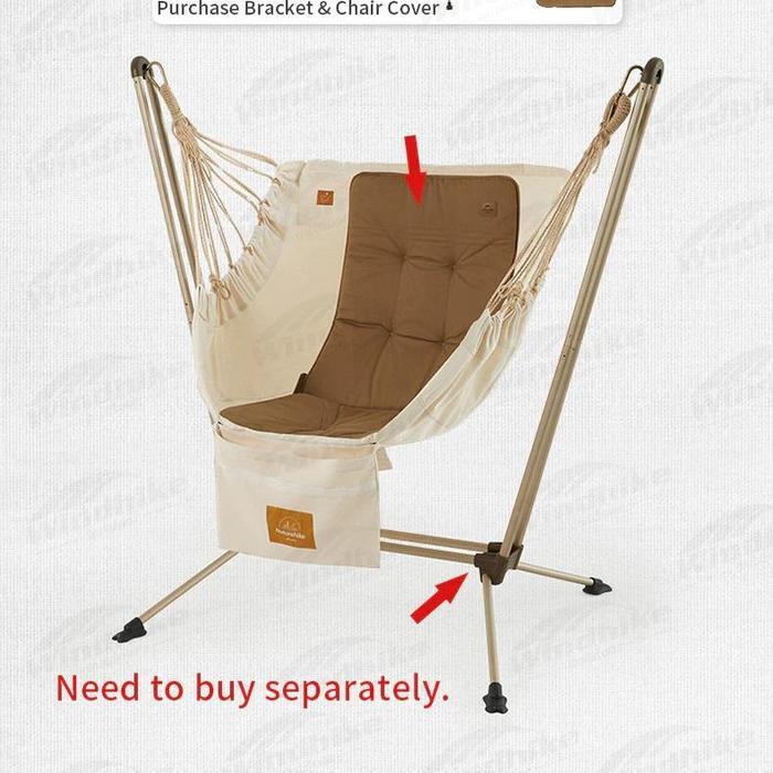Langsung diproses KURSI GANTUNG / AYUNAN / HAMMOCK CAMPING NATUREHIKE NH22DC003