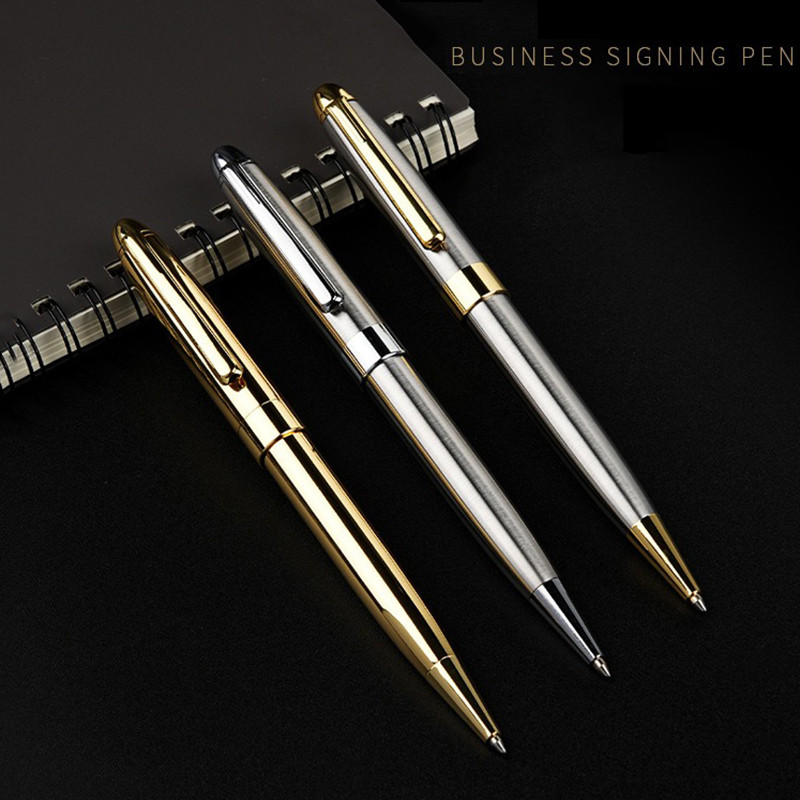 1 High-end Metal Ballpoint Pen Business Signature Writing Gel Pen Ballpoint Pen Student Practice Pen