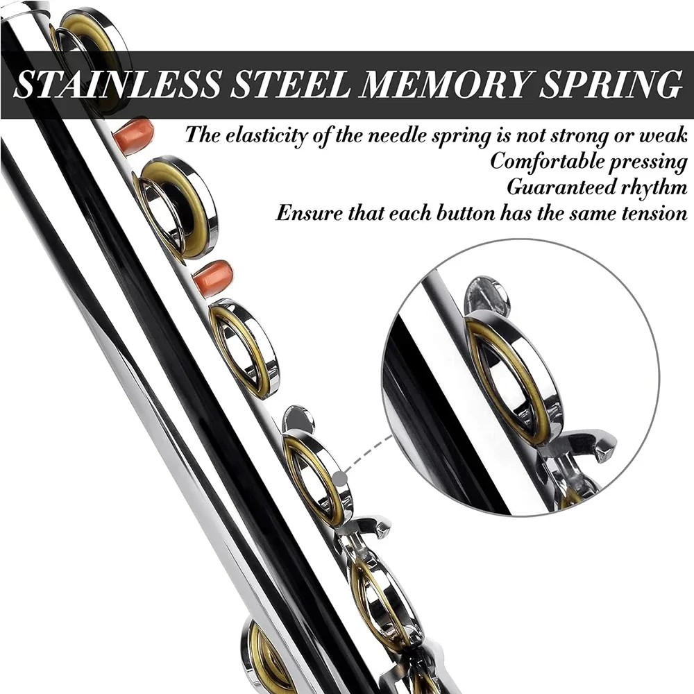 SLADE 16 Closed Holes Flute C Key Cupronickel Concert Flute Transversal Flute Woodwind Instrument