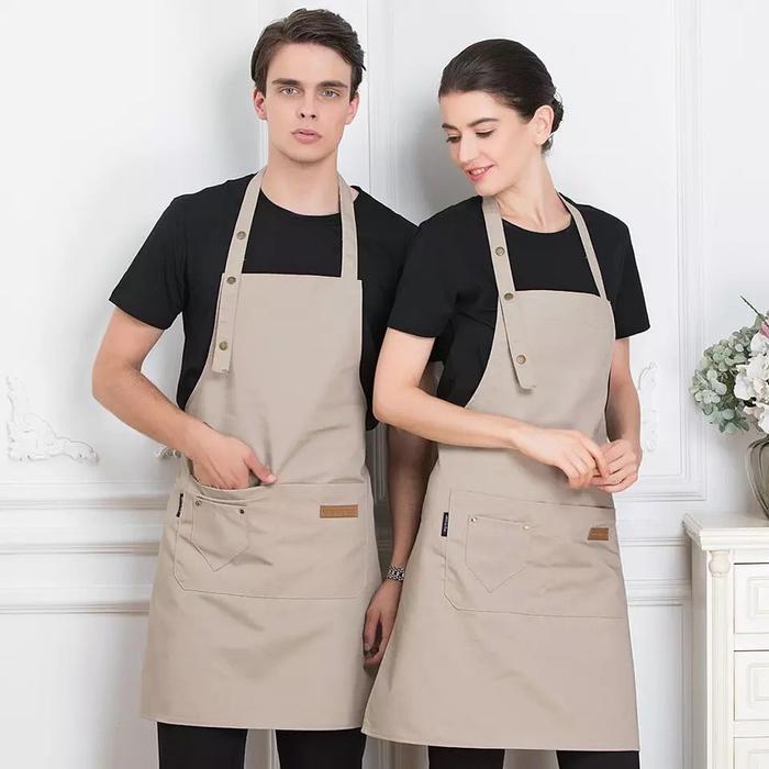 Apron Celemek Drill Korean Style/ Apron/ Celemek/ Barista