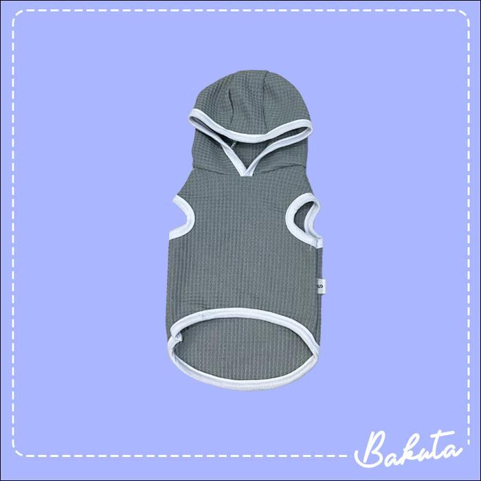 Baju Kucing Tank Edisi Waffle Hoodie Untuk Kucing dan anjing kecil / Baju Kucing Size S-XXL