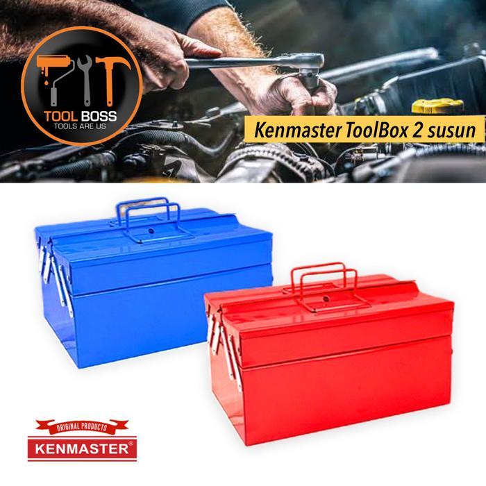 KENMASTER TOOLS BOX BESI 2 SUSUN