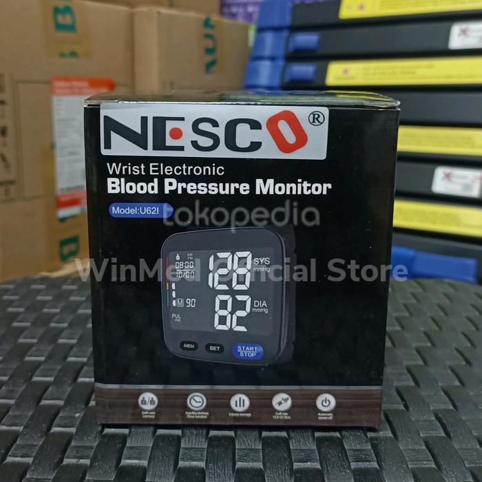 Ready NESCO U621 Tensimeter Pergelangan Tangan Alat Tensi Darah NESCO U621