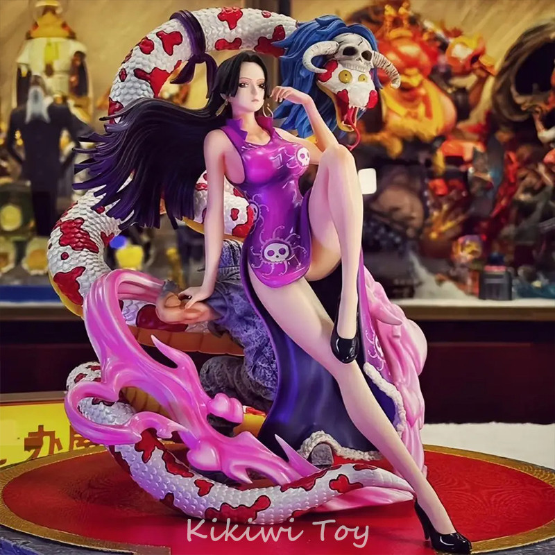 20cm One Piece Anime Figure Boa Hancock Figure Empress BT Sitting Posture Figurine Pvc Gk Statue