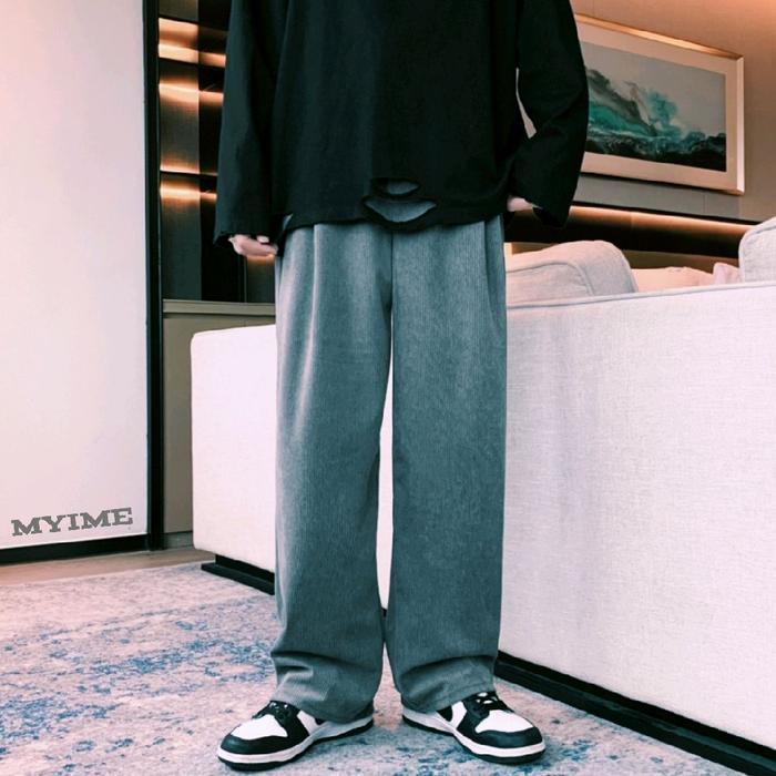 Promo Celana Panjang Baggy Pants Kalcer Unisex Street Wear Korean Style Celana Gombrong Keren Pria