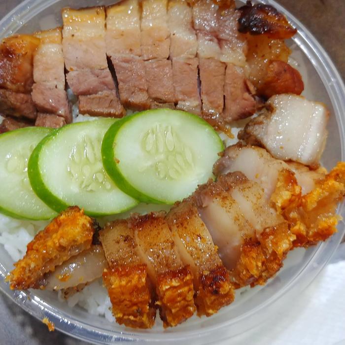 nasi campur babi panggang mix madu 122 KHUSUS GOJEK