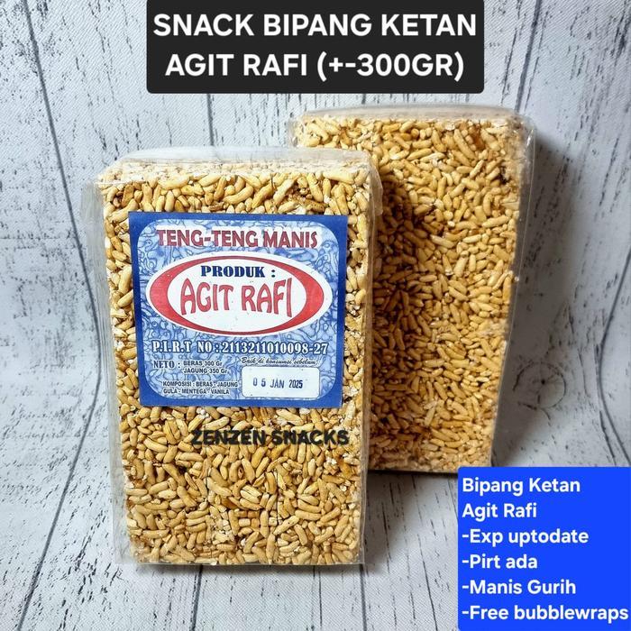 BIPANG KETAN & BIPANG BRONDONG JAGUNG (+-300GR) BIPANG AGIT RAFI ZENZENSNACKS