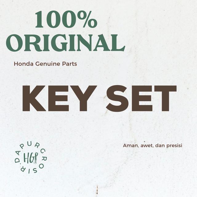 Kunci Motor Beat Deluxe , Key Set Original Ahm - 35010K1An00