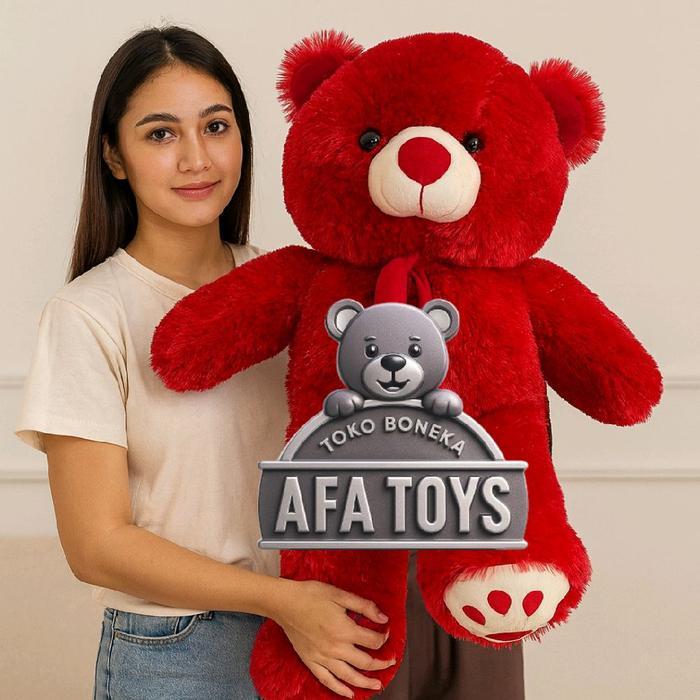 Boneka Teddy Bear Telapak Syal Xl 70Cm Dolls Pasti Diskon