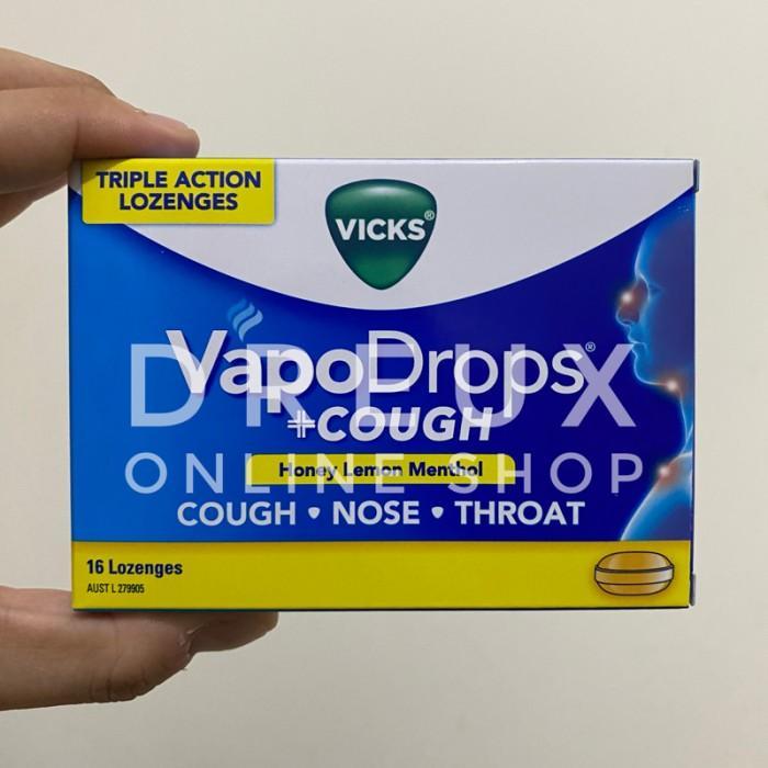 [Import] Vicks Vapodrops +Cough Triple Action Lozenges