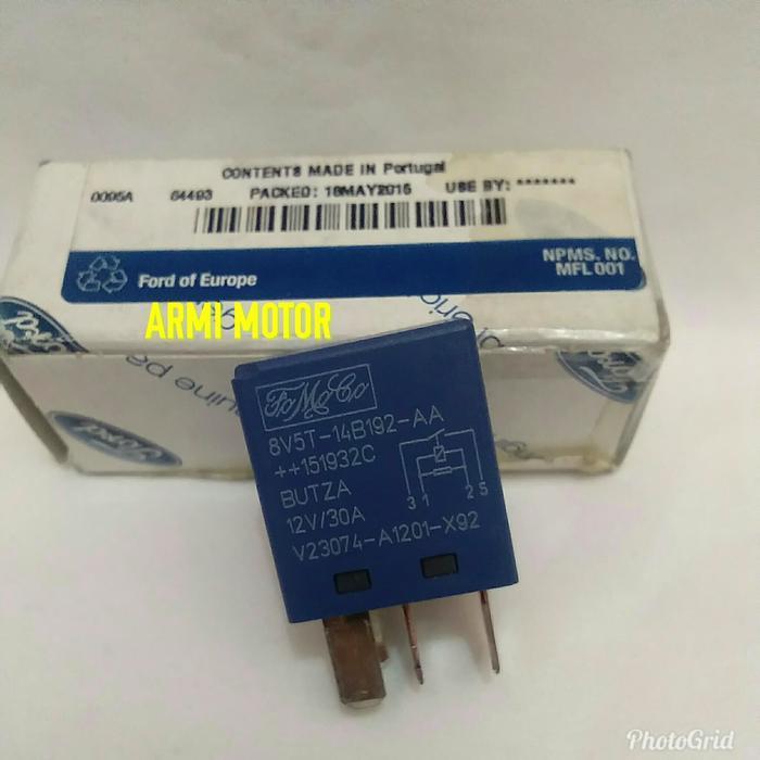 Relay 30A 4Pin Ford Ecosport Semua Type Genuine Part Fomoco