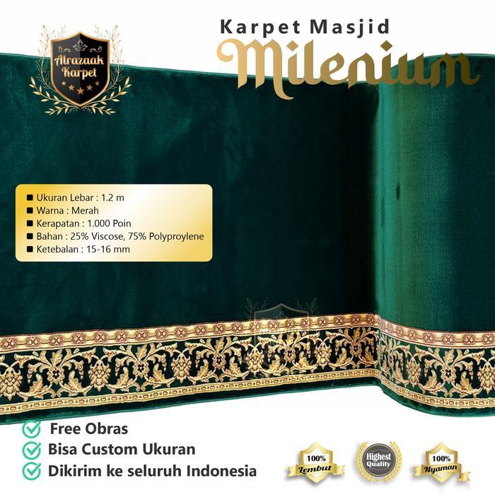 Karpet/Sajadah Masjid Mushola Millenium Meteran