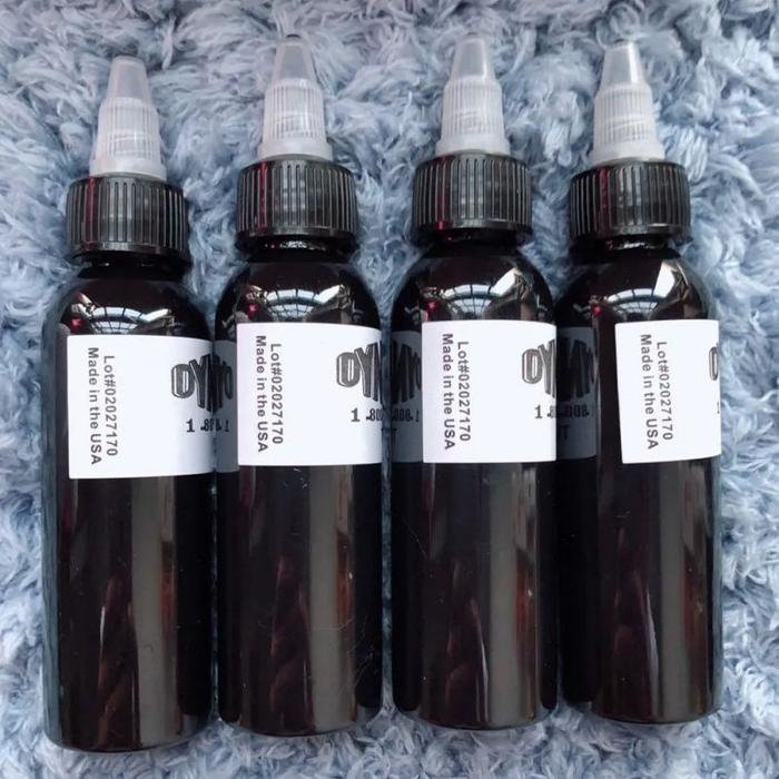 30ml 60ml 120ml Tinta Tato Dynamic Hitam Black Ink Tattoo Tato Pigmen Tinta