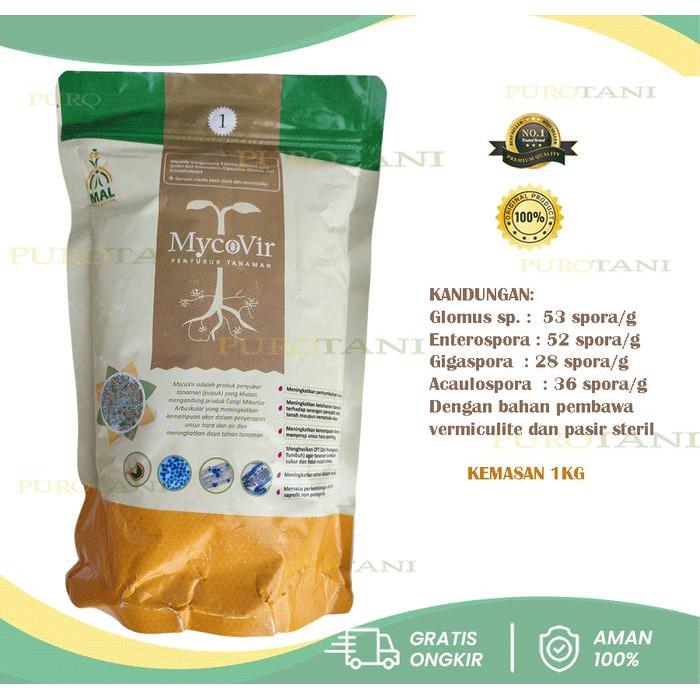 Najwa Gadget Penyubur Mycovir 1 Kg Pupuk Hayati Mikoriza