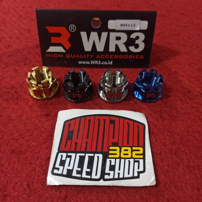 Mur As Roda Belakang Titanium WR3 R15 V3 MT15 MT-15 XSR 155 RXKing