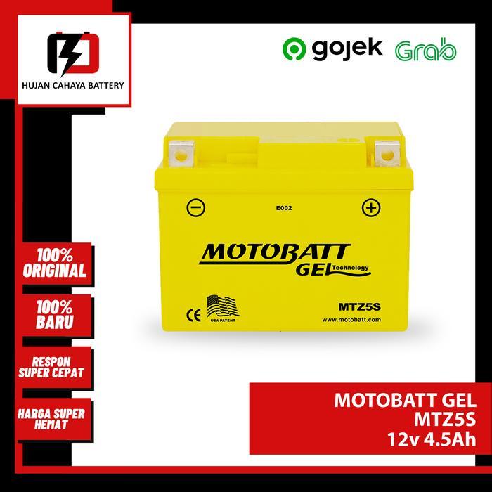 Sedia Aki Motor Yamaha Mio Soul, Mio J, Mio Soul GT - Motobatt MTZ5S Aki Gel