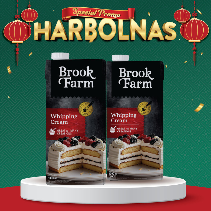 BELI 2 LEBIH HEMAT DIAMOND BROOKFARM WHIPPING CREAM 1000 ML