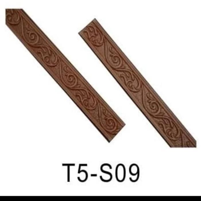 "New" Border List Wallpaper Foam 3D Motif Batik Wallborder List Profil