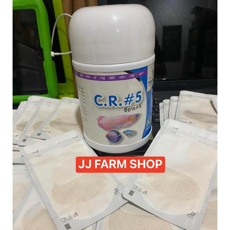 C.R.5 CR5 CR #5 WHITE CRANE REPACK 5GRAM VITAMIN IKAN AROWANA KOI DLL