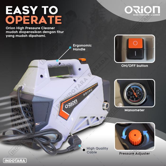 JET CLEANER - ORION SUPERJET100SPV DENGAN FITUR PENGATUR TEKANAN AIR