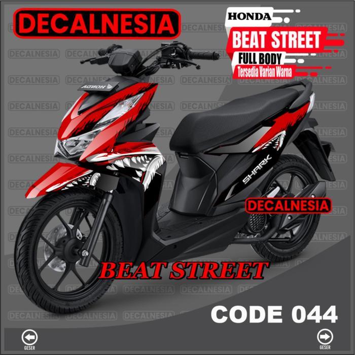 Decal Beat Street New 2021 2022 2023 2024 Full Body Stiker Shark Motor Honda 2022 Variasi Sticker
