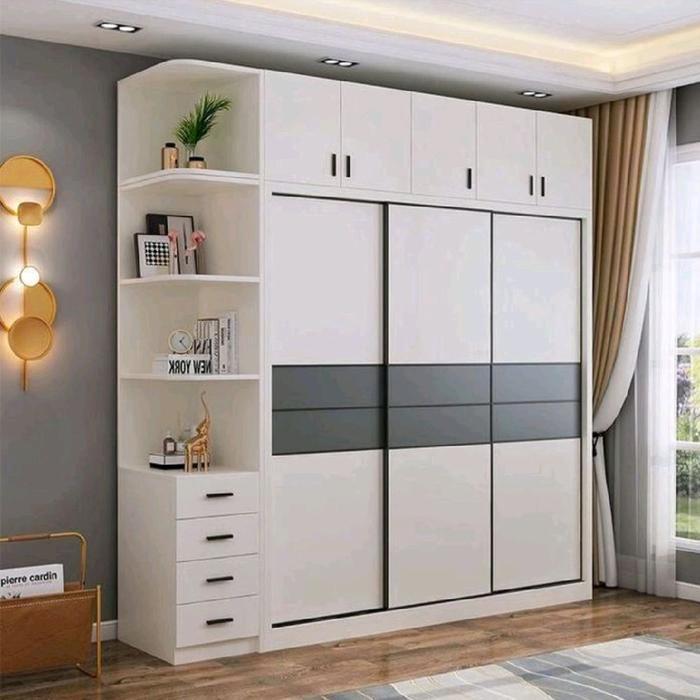 lemari pakaian lemari pakaian sliding lemari modern minimalis lemari minimalis custom hpl