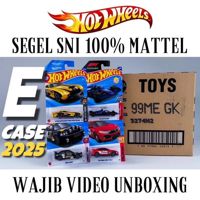 HOT WHEELS GROSIR KARTONAN SEGELL SNI ORIGINAL MATTEL 2023 2024 2025