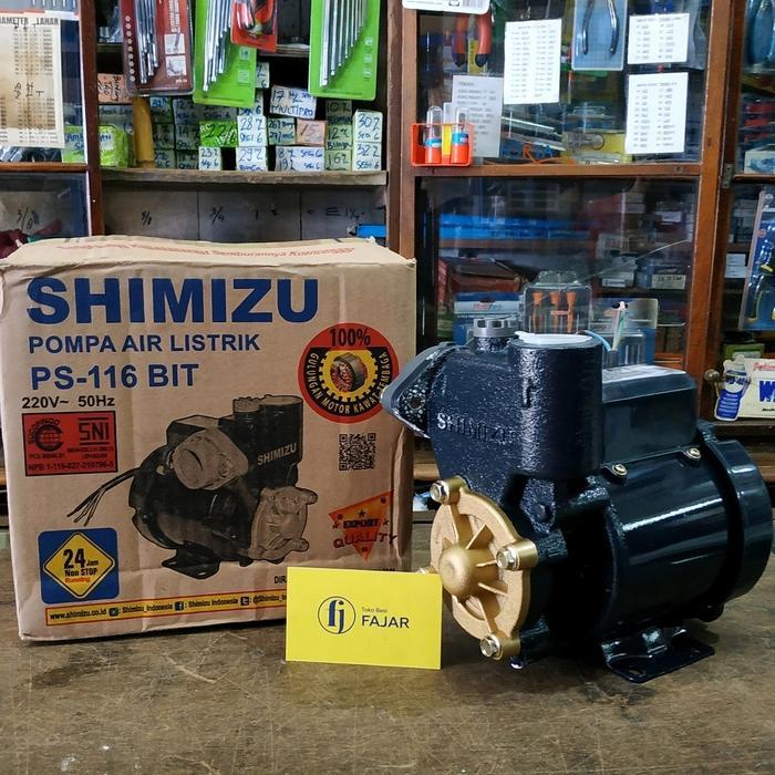 Shimizu 116 bit mesin pompa air shimizu non auto otomatis PS 116 Bit