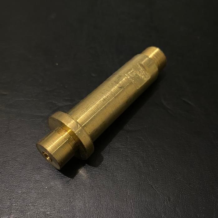 NEPEL BOTOL N2O CO2 KUNINGAN - 1/4" NEPEL TABUNG N2O CO2